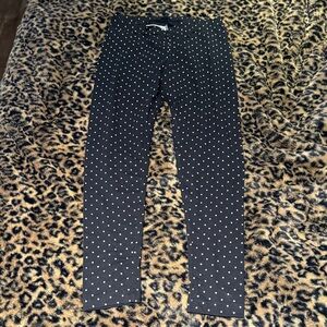 Polka dot old navy leggings size small
